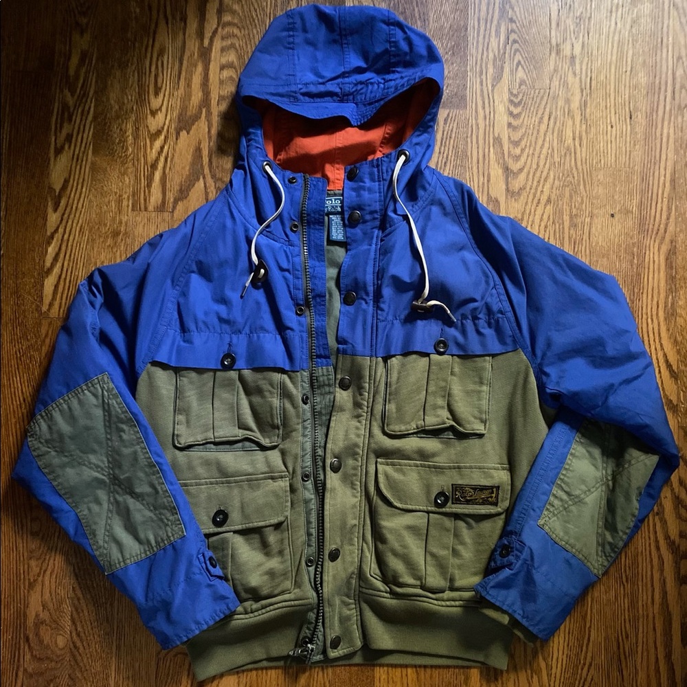 Ralph Lauren Mens Water Resistant Hooded Jacket